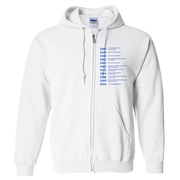 Rights Gained By Date Motivation Full Zip Hoodie