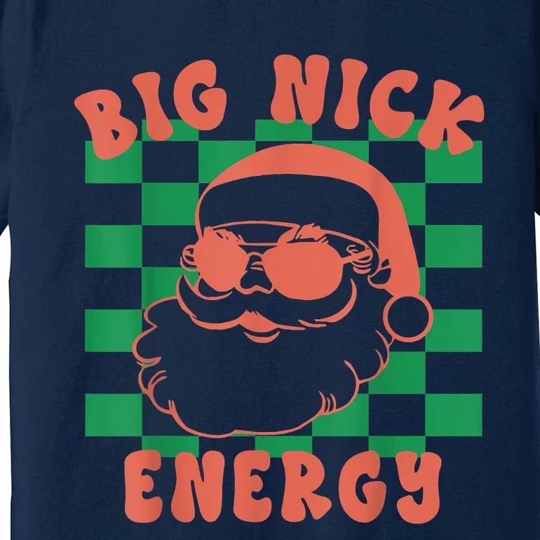 Retro Groovy Big Nick Santa Energy Christmas Trendy 2022 Premium T-Shirt