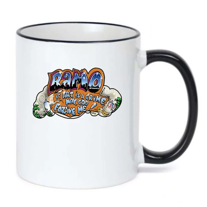 Ramo Graffiti Beat Street Black Color Changing Mug