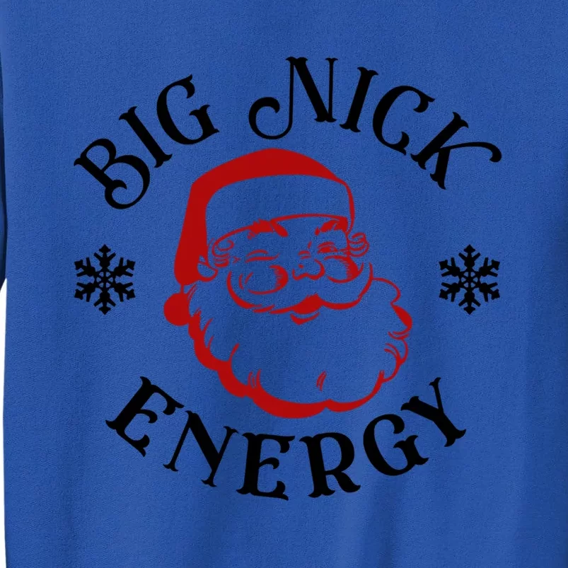 Retro Groovy Big Nick Santa Energy Naughty Christmas Funny Cute Gift Sweatshirt