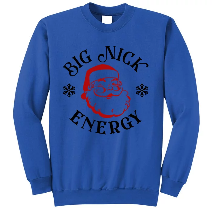 Retro Groovy Big Nick Santa Energy Naughty Christmas Funny Cute Gift Sweatshirt