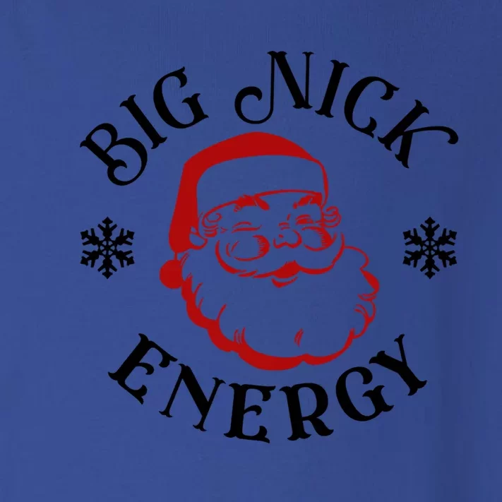 Retro Groovy Big Nick Santa Energy Naughty Christmas Funny Cute Gift Toddler Long Sleeve Shirt