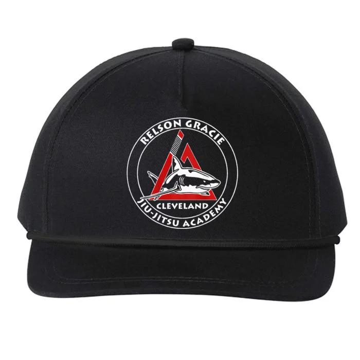 Relson Gracie Cleveland Jiujitsu Red Belt Snapback Five-Panel Rope Hat