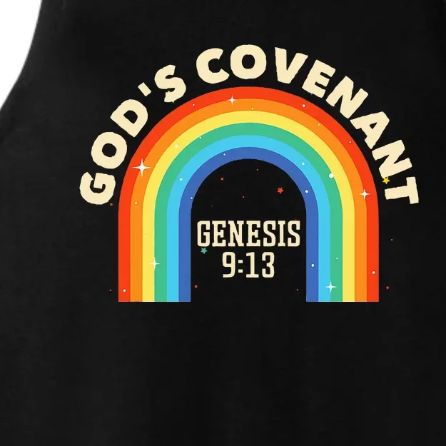 Rainbow Gods Covenant G.E.N.E.S.I.S 913 Bible Christian Lover Ladies Tri-Blend Wicking Tank