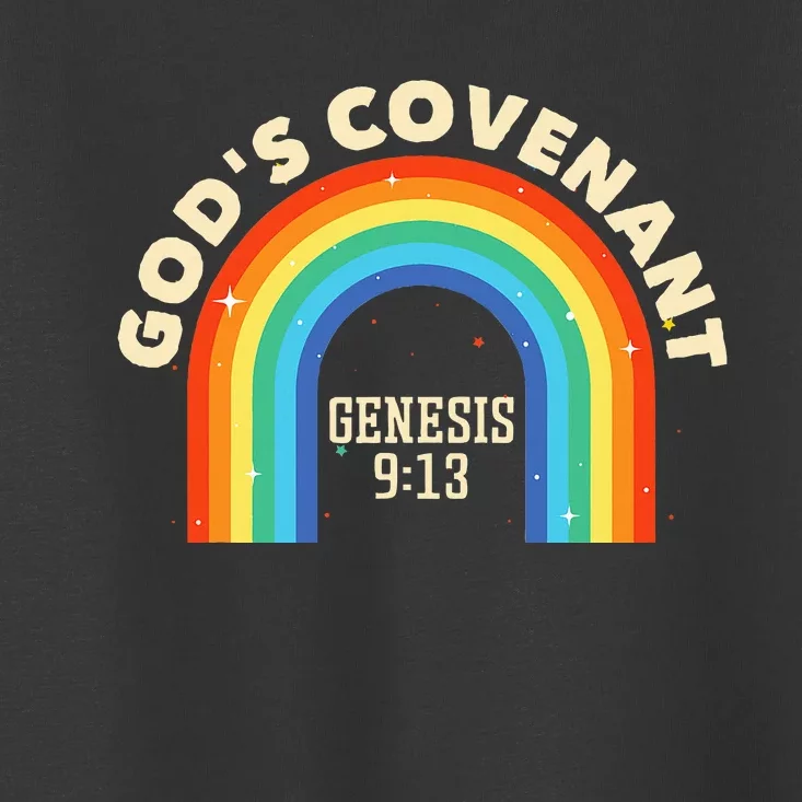 Rainbow Gods Covenant G.E.N.E.S.I.S 913 Bible Christian Lover Toddler T-Shirt