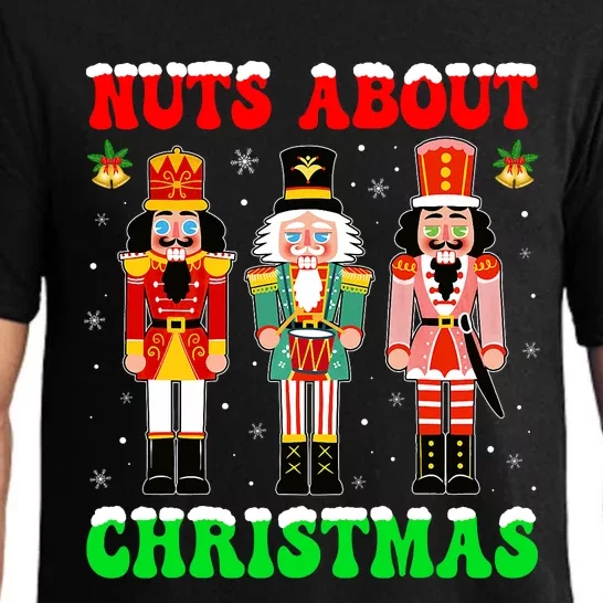 Retro Groovy Christmas Nuts About Christmas Nutcracker Pajama Set