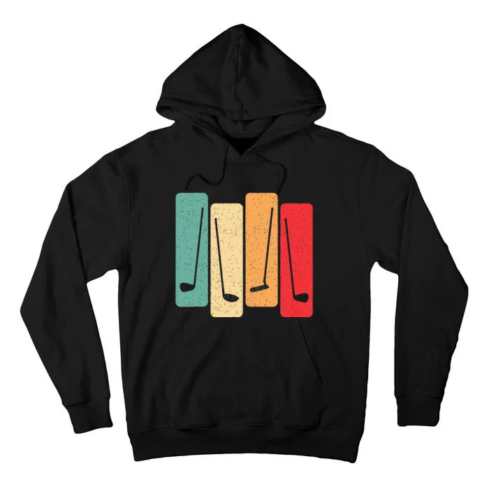 Retro Golf Club Vintage Golf Lover Tall Hoodie