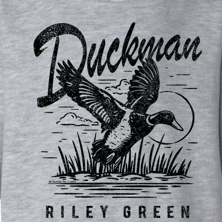 Riley Green Country Music Singer Duckman Toddler Hoodie