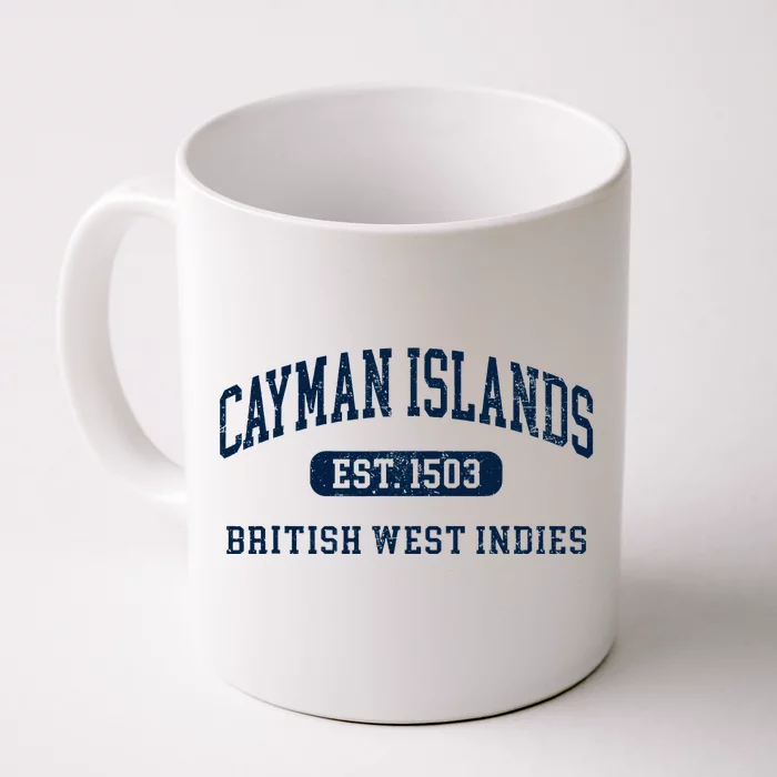 Retro Grand Cayman Islands 1503 Vintage Vacation Souvenir Front & Back Coffee Mug