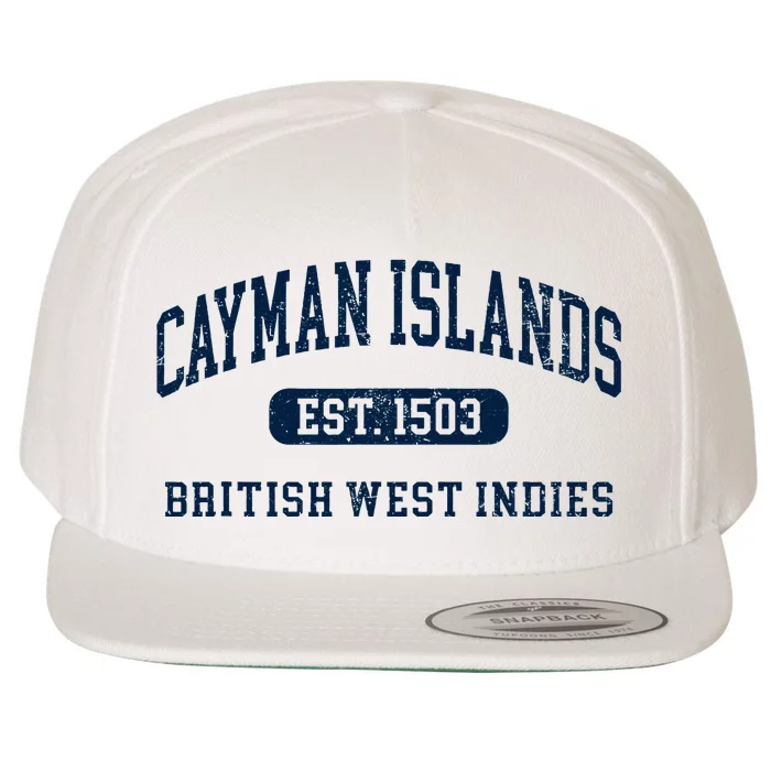 Retro Grand Cayman Islands 1503 Vintage Vacation Souvenir Wool Snapback Cap