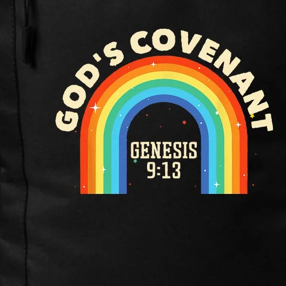 Rainbow God's Covenant Genesis 913 Bible Christian Lover Daily Commute Backpack