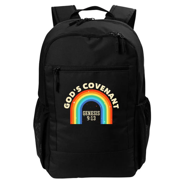 Rainbow God's Covenant Genesis 913 Bible Christian Lover Daily Commute Backpack