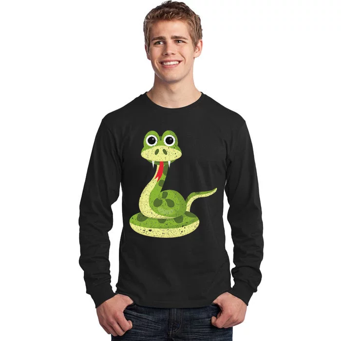 Reptile Gift Cute Snake Tall Long Sleeve T-Shirt