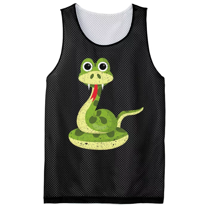 Reptile Gift Cute Snake Mesh Reversible Basketball Jersey Tank