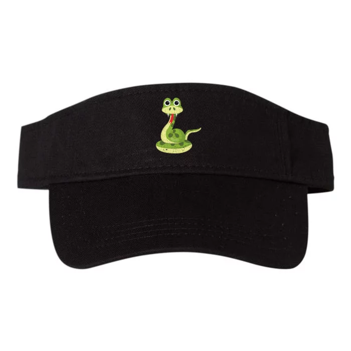 Reptile Gift Cute Snake Valucap Bio-Washed Visor