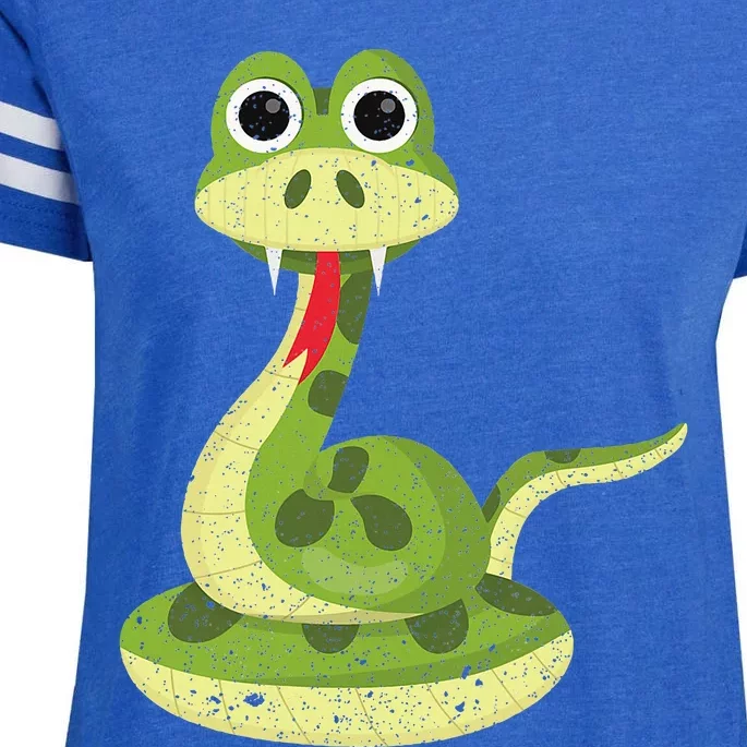 Reptile Gift Cute Snake Enza Ladies Jersey Football T-Shirt