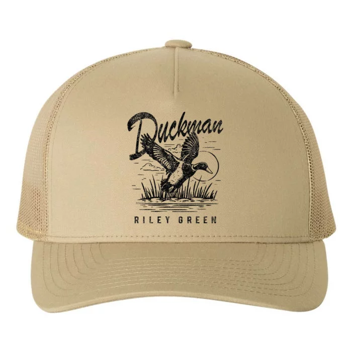 Riley Green Country Music Singer Duckman Yupoong Adult 5-Panel Trucker Hat