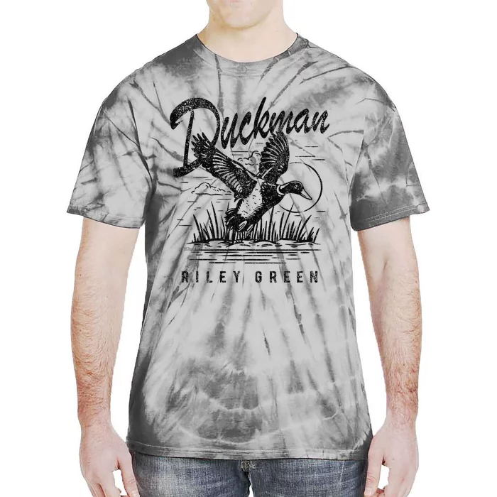 Riley Green Country Music Singer Duckman Tie-Dye T-Shirt