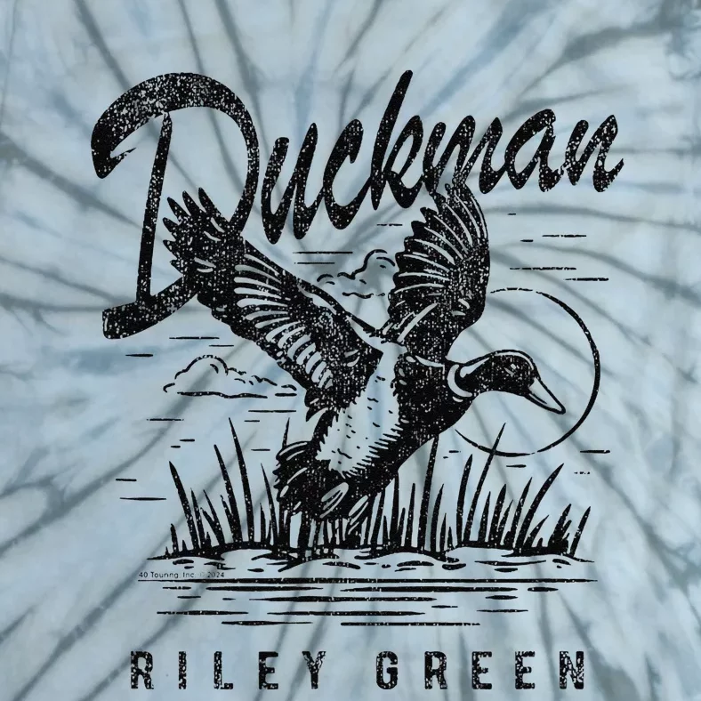 Riley Green Country Music Singer Duckman Tie-Dye T-Shirt