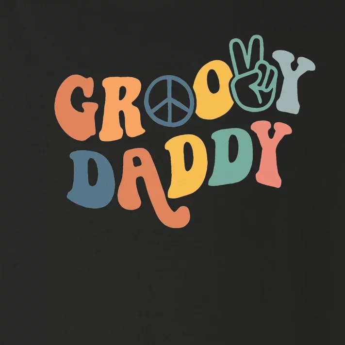 Retro Groovy Daddy Gifts for Dad Fathers Day Toddler Long Sleeve Shirt