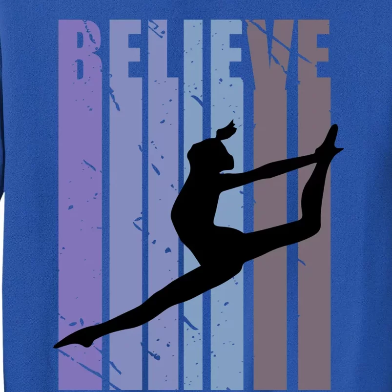 Retro Gymnast Dancing Dancer Gymnastics Girls Gift Tall Sweatshirt