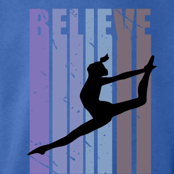 Retro Gymnast Dancing Dancer Gymnastics Girls Gift Toddler Hoodie