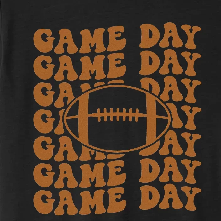 Retro Game Day American Football Lovers Mom Player ChromaSoft Performance T-Shirt