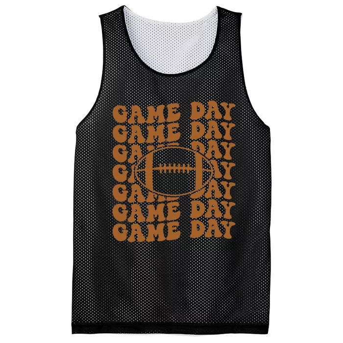 Retro Game Day American Football Lovers Mom Player Mesh Reversible Basketball Jersey Tank