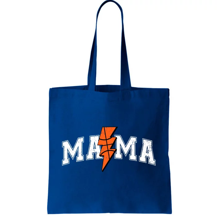 Retro Game Day Basketball Mama Mom Sport Lover Tote Bag