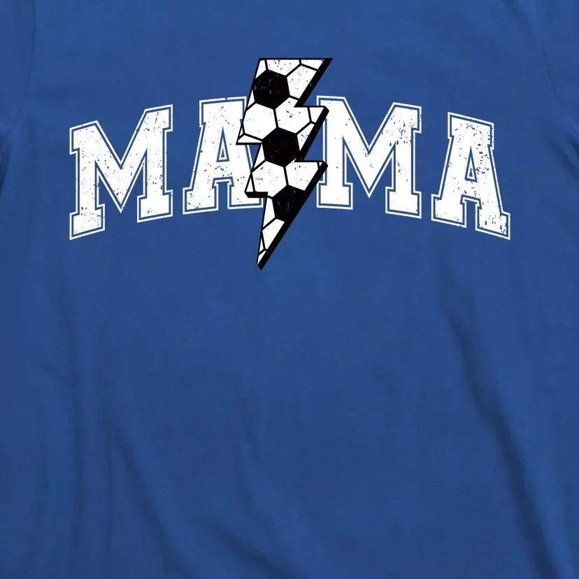 Retro Game Day Soccer Mama Mom Sport Lover T-Shirt