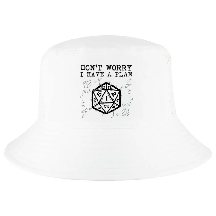 Rpg Gamer Dont Worry I Have Plan Cool Comfort Performance Bucket Hat