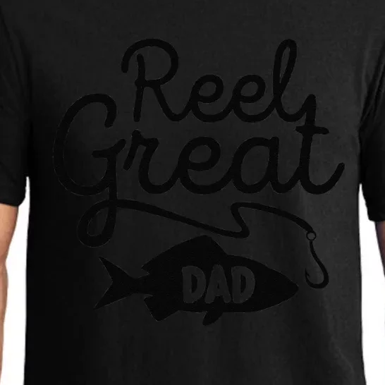 Reel Great Dad Fishing Daddy Lover Fathers Day Gift Pajama Set