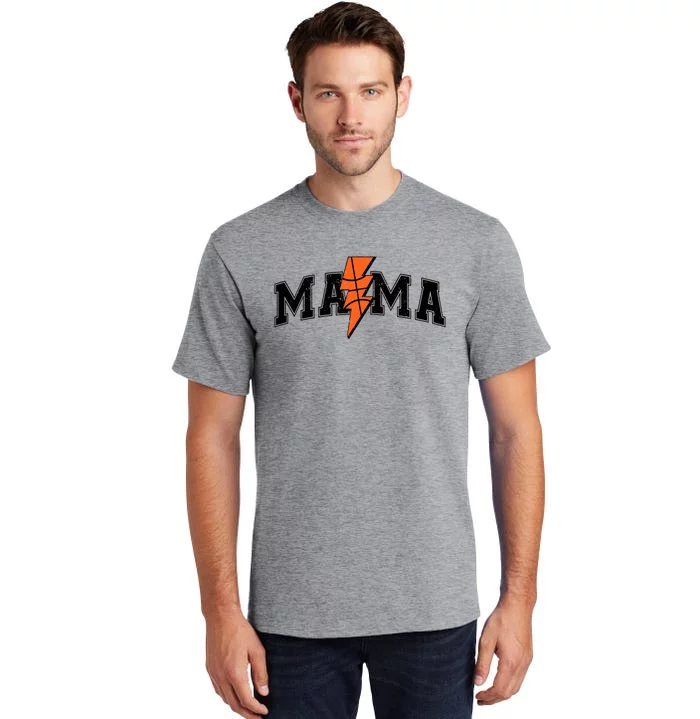 Retro Game Day Basketball Mama Mom Sport Lover Tall T-Shirt