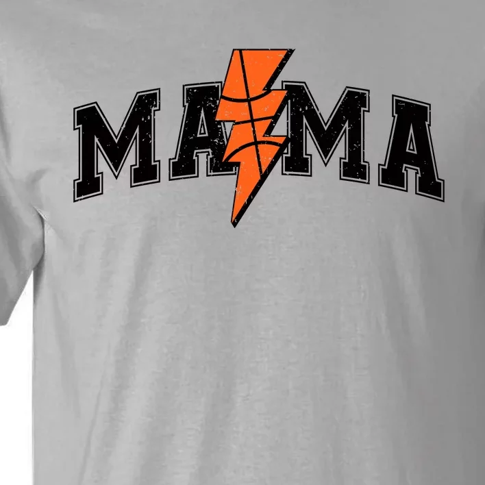 Retro Game Day Basketball Mama Mom Sport Lover Tall T-Shirt