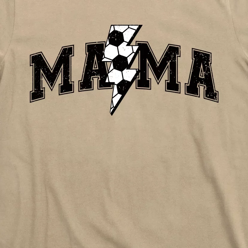 Retro Game Day Soccer Mama Mom Sport Lover T-Shirt