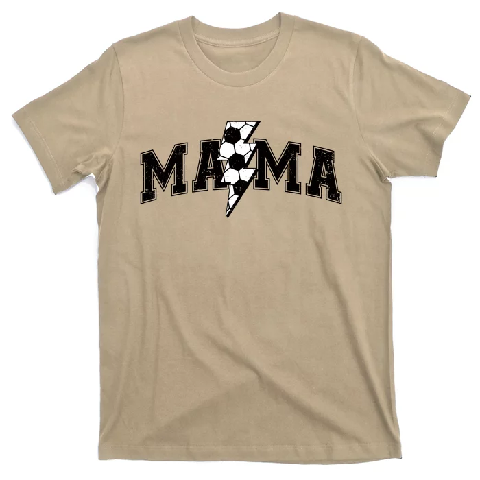 Retro Game Day Soccer Mama Mom Sport Lover T-Shirt