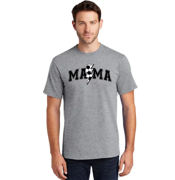 Retro Game Day Soccer Mama Mom Sport Lover Tall T-Shirt