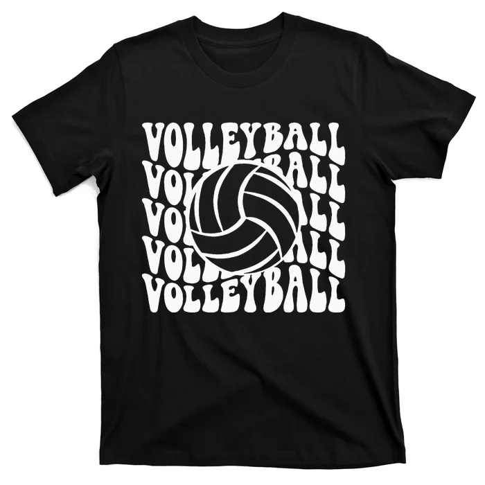 Retro Game Day Volleyball Player Vintage Sports Lover T-Shirt