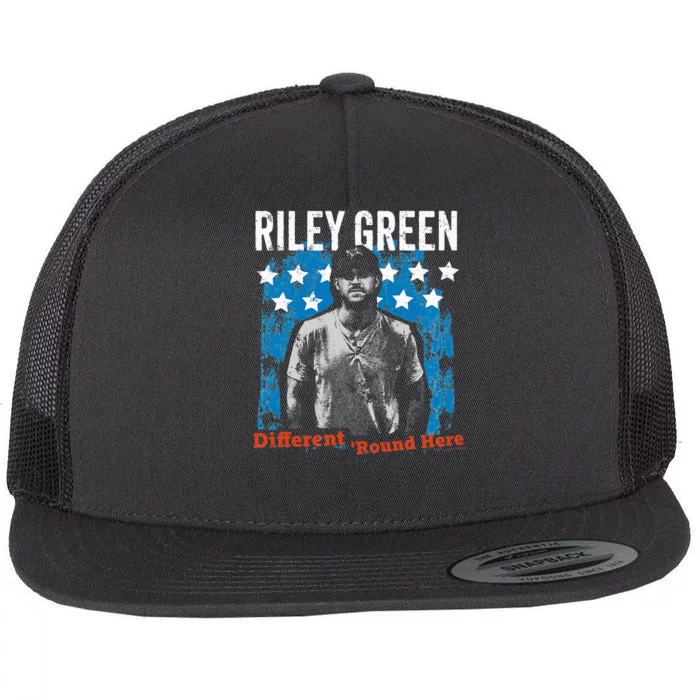 Riley Green Different Round Here Flat Bill Trucker Hat