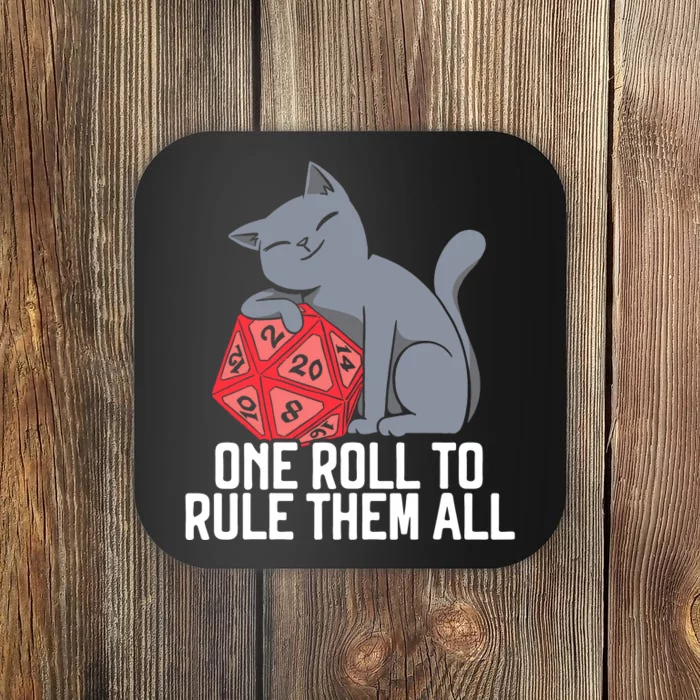 Rpg Gaming D20 Tabletop Games Funny Rpg Gamer Coaster