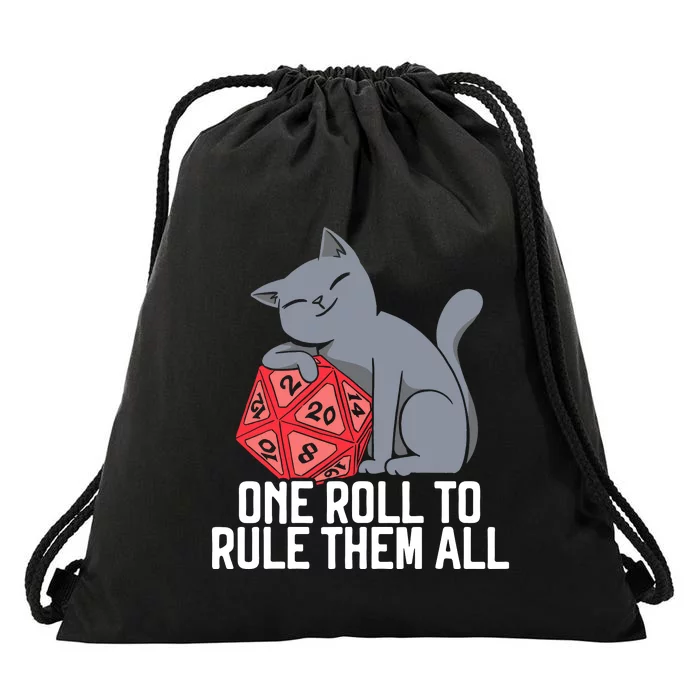 Rpg Gaming D20 Tabletop Games Funny Rpg Gamer Drawstring Bag