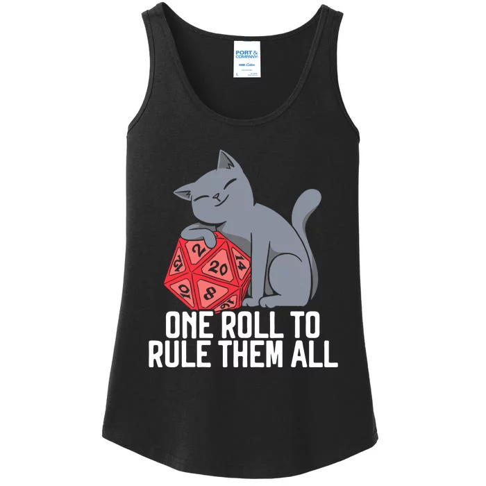 Rpg Gaming D20 Tabletop Games Funny Rpg Gamer Ladies Essential Tank