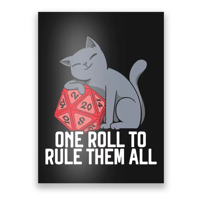 Rpg Gaming D20 Tabletop Games Funny Rpg Gamer Poster