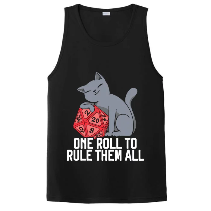 Rpg Gaming D20 Tabletop Games Funny Rpg Gamer Performance Tank