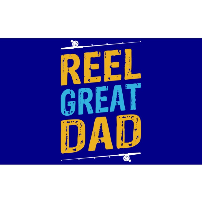 Reel Great Dad Funny Fishing Father's Day Fish Lover Gift Bumper Sticker