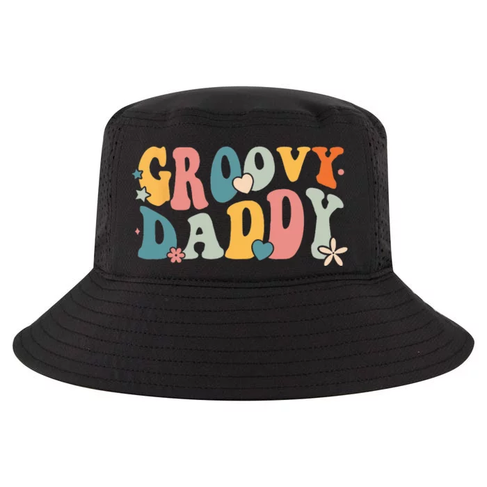 Retro Groovy Daddy Matching Family 1st Birthday Party Cool Comfort Performance Bucket Hat