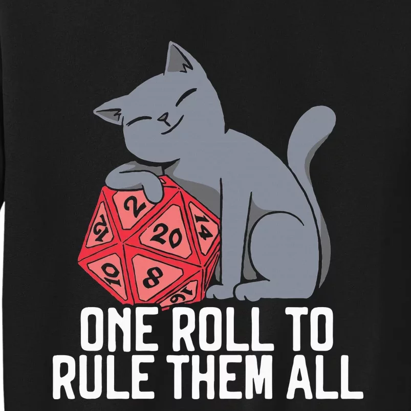 RPG Gaming D20 Tabletop Games Funny RPG Gamer Tall Sweatshirt