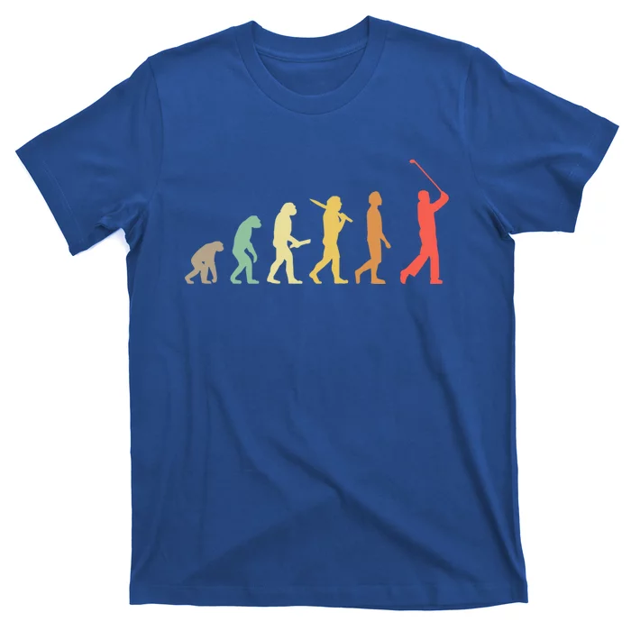 Retro Golf Evolution Gift For Golfers And Golf Players Gift T-Shirt