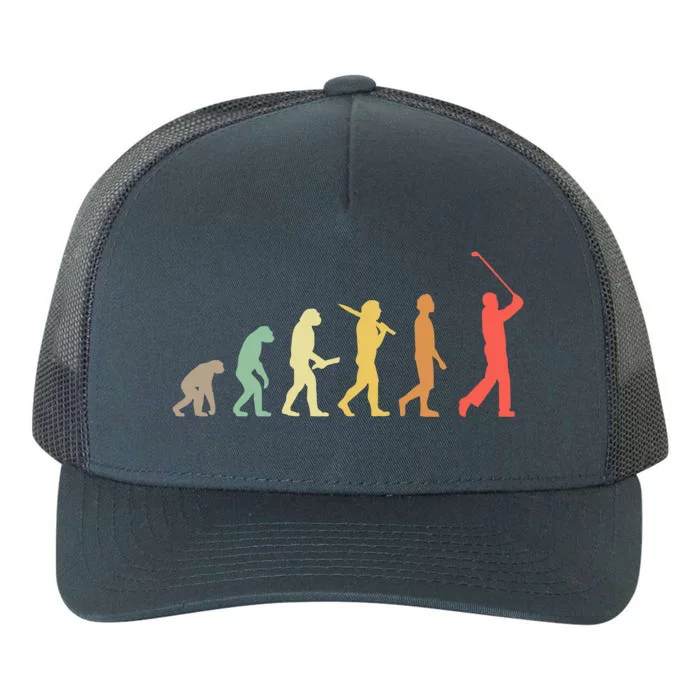 Retro Golf Evolution Gift For Golfers And Golf Players Gift Yupoong Adult 5-Panel Trucker Hat