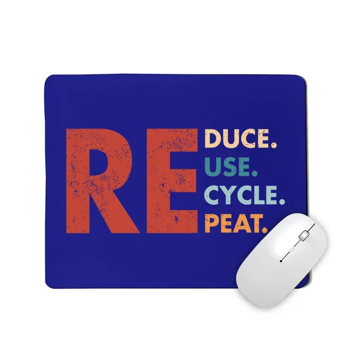 Renewable Green Energy Reduce Reuse Recycle Gift Cute Gift Mousepad